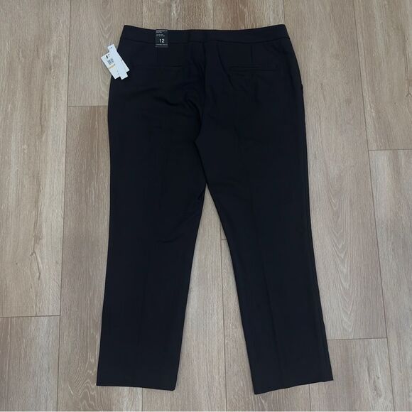 NWT Amanda + Chelsea Size 12 Contemporary Fit Low Rise Waist Ankle Pant Black - Picture 5 of 9